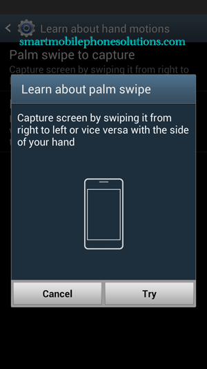 how to take a screenshot android 4.1 galaxy s 3 palm swipe to capture example